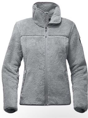 The North Face Women's Plush Sherpa Full-Zip Fleece Jacket - Gray